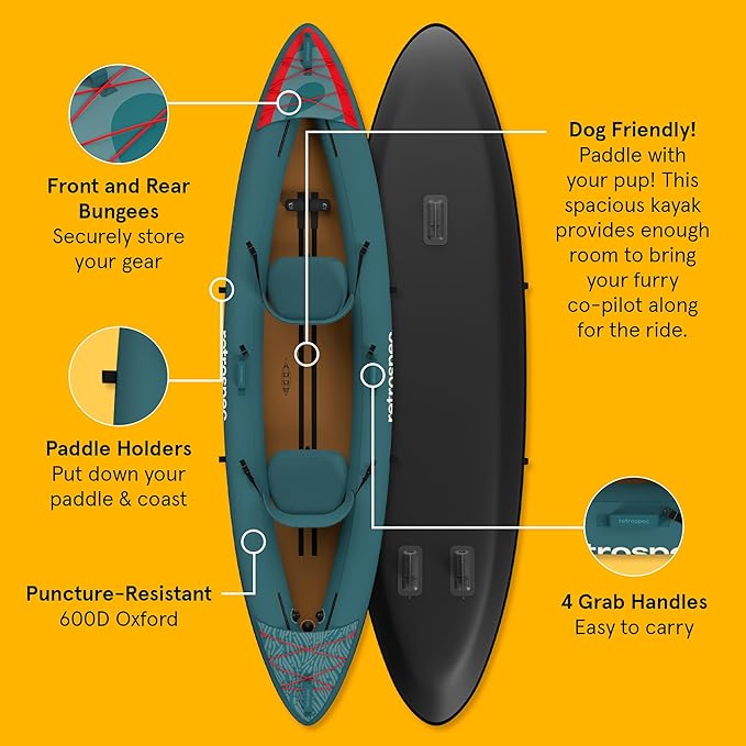 Retrospec Coaster Single & Tandem Inflatable Kayak
