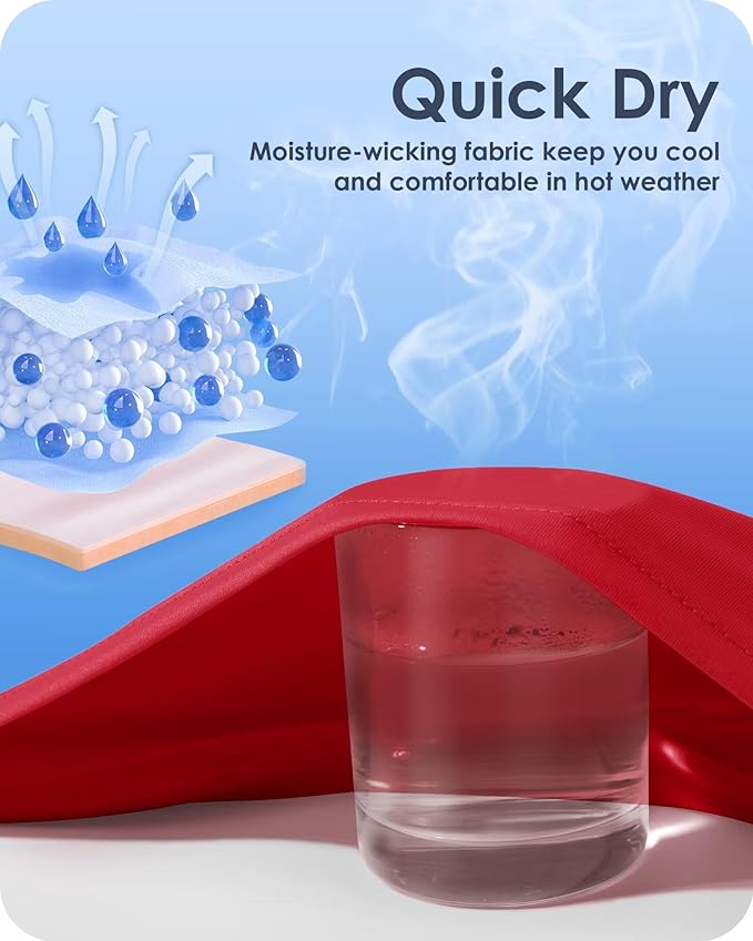 Boladeci Men's Swim Shirt Short Sleeve UPF 50+ Sun Protection SPF UV Moisture Wicking Lightweight Quick Dry Rash Guard