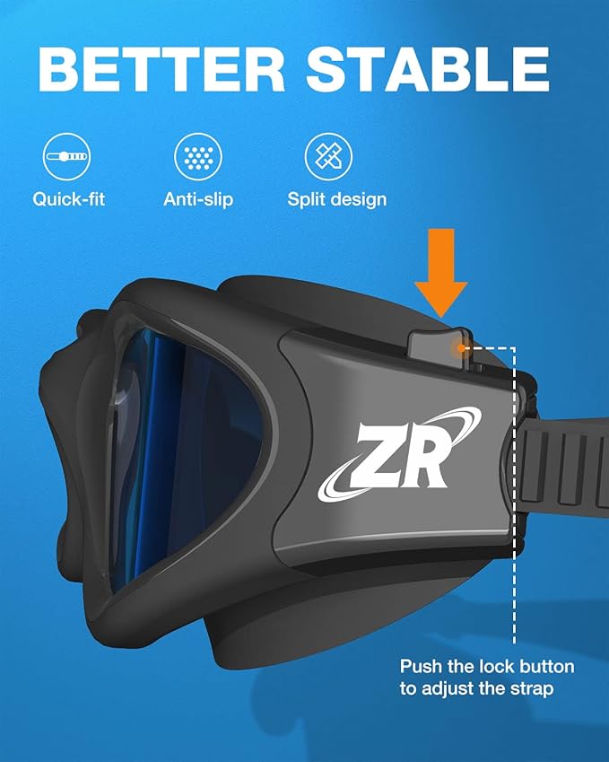 ZIONOR G1 Polarized Swimming Goggles for Unisex Adult Women Anti Fog 100% Anti UV Diving Goggles
