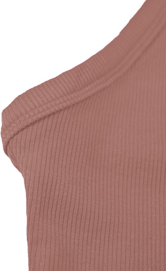 iGENJUN Workout Tops for Women Racerback Basic Tank Summer 2025 Camisole V Neck Slim Fit Ribbed Sleeveless