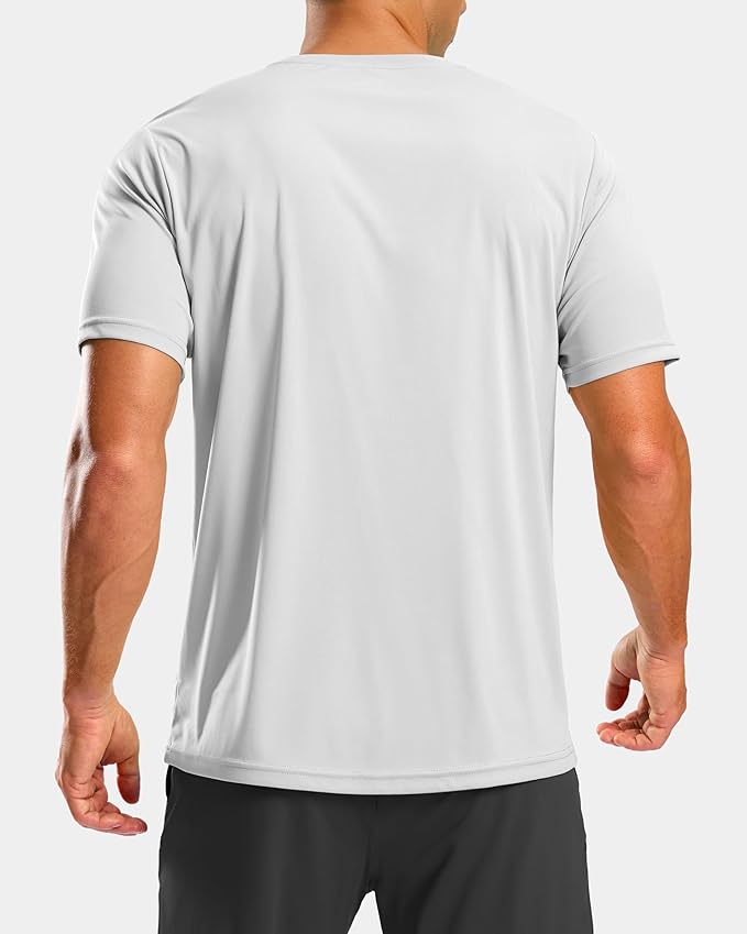 G Gradual Men's Workout Shirts Quick Dry Athletic Running T-Shirts Lightweight Moisture Wicking Short Sleeve Sports Gym Tops