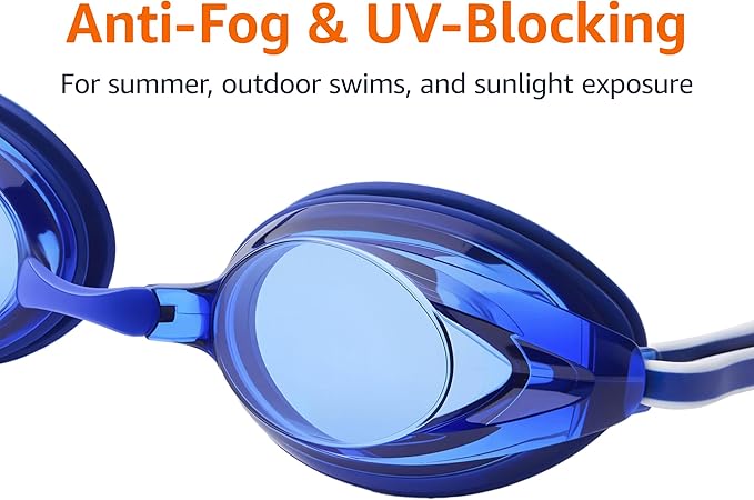 Amazon Basics Unisex Swim Goggles