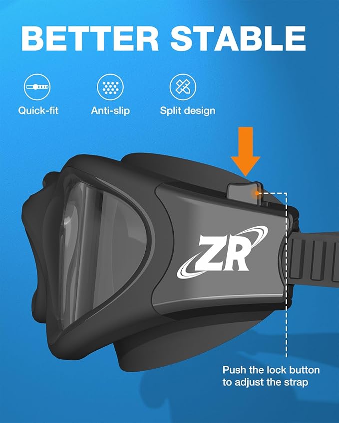 ZIONOR G1 Polarized Swimming Goggles for Unisex Adult Women Anti Fog 100% Anti UV Diving Goggles