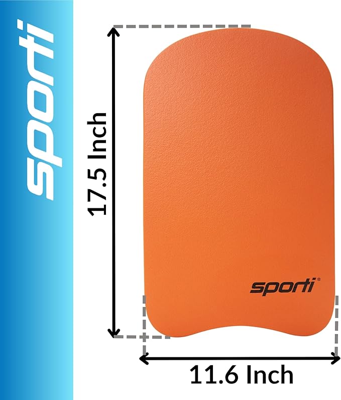 Sporti Adult Kickboard for Swim Training - Swimming Kickboard for Men Women, Water Board for Adult, Swimming Training Aid