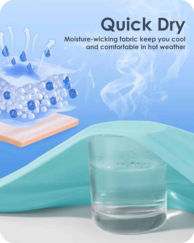 Boladeci Men's Swim Shirt Short Sleeve UPF 50+ Sun Protection SPF UV Moisture Wicking Lightweight Quick Dry Rash Guard