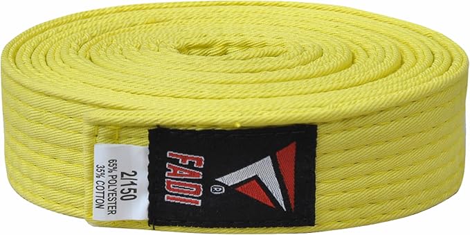 Martial Arts Belt for Karate, Judo, Aikido and Taekwondo - Durable Cotton-Polyester Blend for Adults and Kids