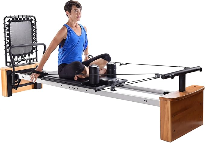 Stamina Products AeroPilates Reformer Workout Machine for Home Gym, 300 lb Capacity