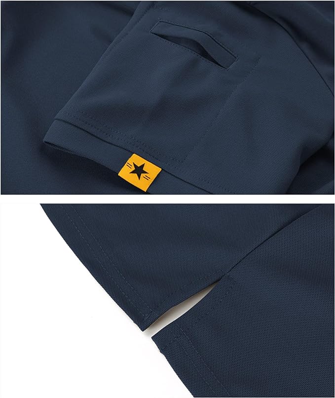 SCODI Mens Polo Shirts Performance Short Sleeve Tactical Shirts Athletic Golf Shirt for Men Daily Casual Collared T-Shirt