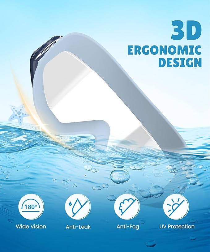 NSSIW Swim Goggles Swimming Kids-Goggles: Anti Fog No Leak with Nose Clip Earplugs for Girls Boys Youth 6-14 3 Pack