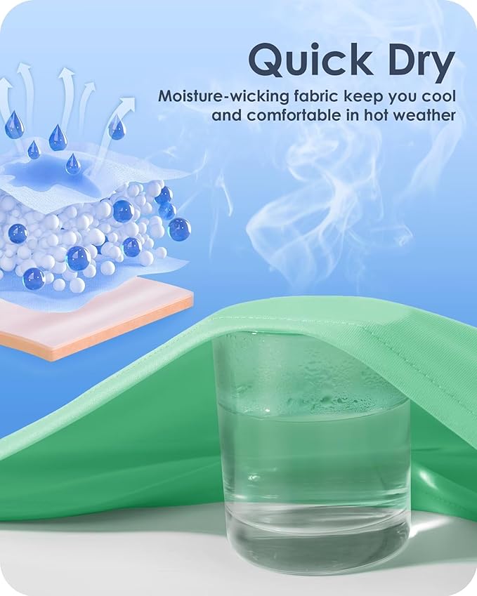 Boladeci Men's Swim Shirt Short Sleeve UPF 50+ Sun Protection SPF UV Moisture Wicking Lightweight Quick Dry Rash Guard