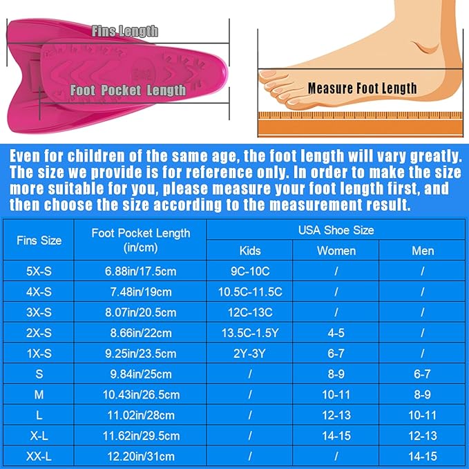 W WSTOO Streamlined Swimming Fins,Training Short Flippers,Silicone Swimming Flippers for Kids Adults Men and Women for Swimming Snorkeling and Diving