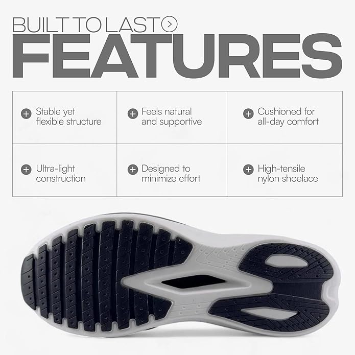 Swift Running Celer Men's Lightweight Running Shoes Comfortable Sneakers for Walking, Daily Runs, and All-Day Wear