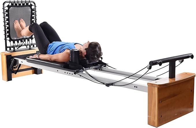 Stamina Products AeroPilates Reformer Workout Machine for Home Gym, 300 lb Capacity