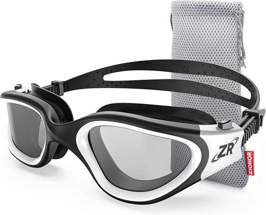 ZIONOR G1 Polarized Swimming Goggles for Unisex Adult Women Anti Fog 100% Anti UV Diving Goggles