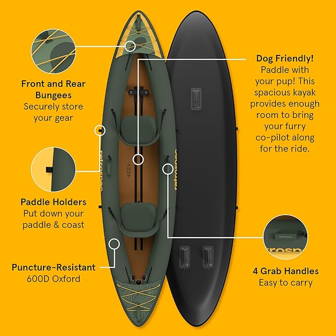 Retrospec Coaster Single & Tandem Inflatable Kayak