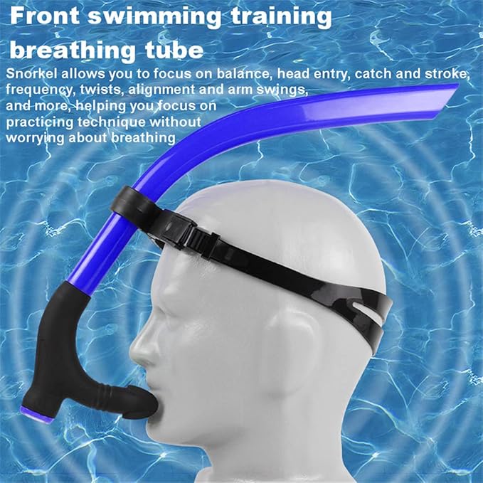 Snorkel Swim Training Practice Freestyle Learn to Swim for Pool Swimming and Open Water Snorkeling