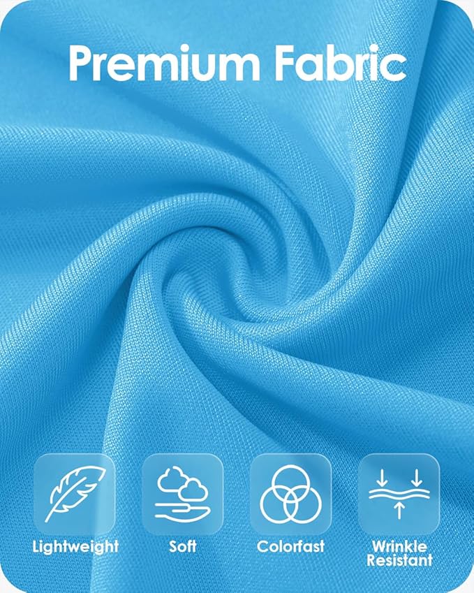 Boladeci Men's Swim Shirt Short Sleeve UPF 50+ Sun Protection SPF UV Moisture Wicking Lightweight Quick Dry Rash Guard