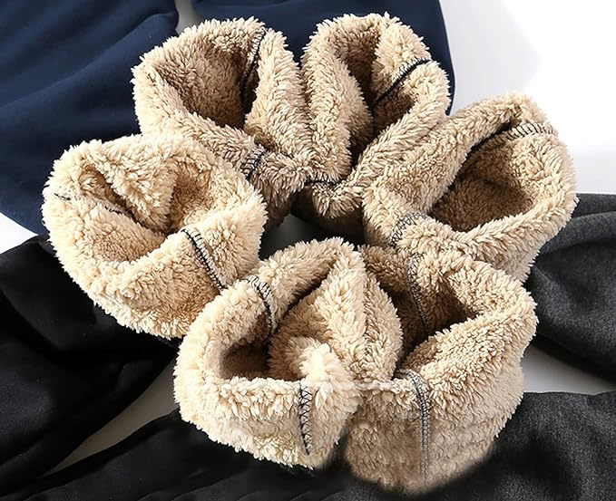 Yameekamulga Men's Winter Fleece Pants Sherpa Lined Sweatpants Active Athletic Running Jogger Track Causal Pants
