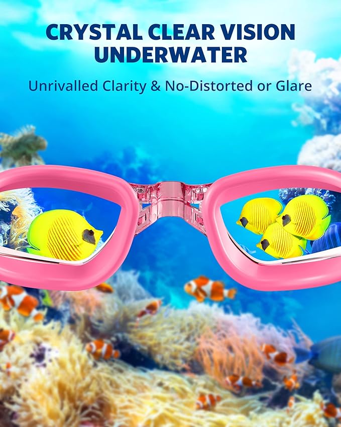 Aegend Swim Goggles, Swimming Goggles No Leaking Full Protection Adult Men Women Youth