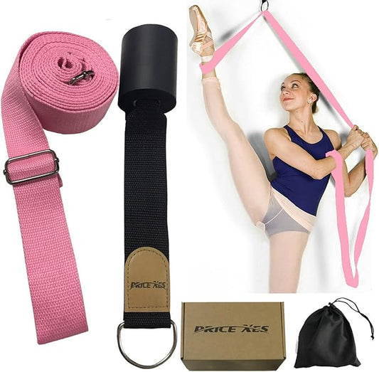 Door Flexibility & Stretching Leg Strap - Great for Ballet Cheer Dance Gymnastics or ANY Sport Leg Stretcher Door Flexibility Trainer Premium stretching equipment