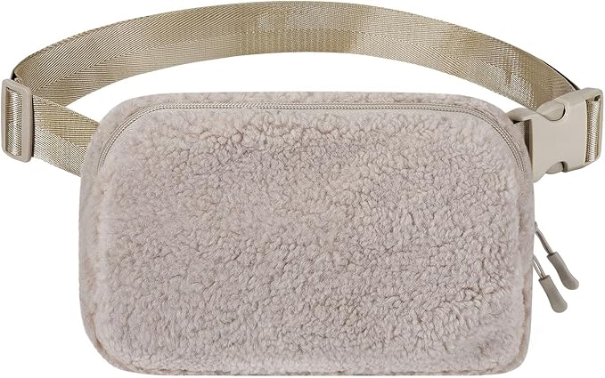 MoKo Fanny Packs for Women Men, Fashion Running Waist Packs, Crossbody Mini Bag Fanny Pack Belt Bag with Adjustable Strap for Running Outdoors Workout Travel Hiking Cycling