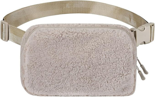 MoKo Fanny Packs for Women Men, Fashion Running Waist Packs, Crossbody Mini Bag Fanny Pack Belt Bag with Adjustable Strap for Running Outdoors Workout Travel Hiking Cycling