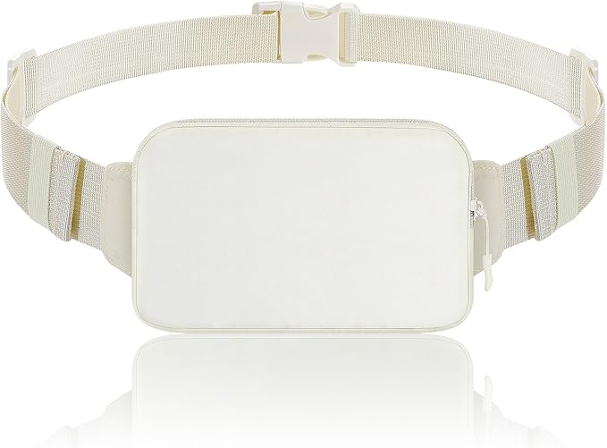 MoKo Fanny Packs for Women Men, Fashion Running Waist Packs, Crossbody Mini Bag Fanny Pack Belt Bag with Adjustable Strap for Running Outdoors Workout Travel Hiking Cycling