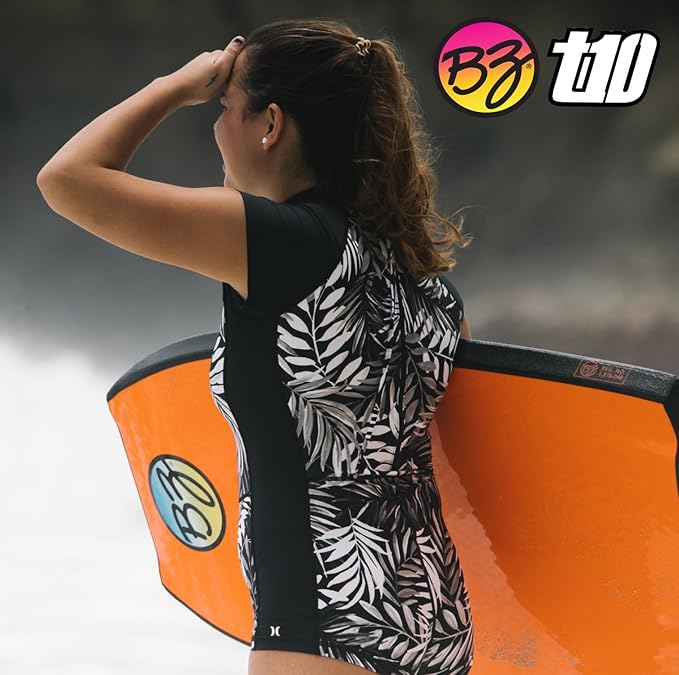 BZ BodyBoards - T-10 Progressive Series Bodyboard - HDPE Slick - Crescent Tail - PHUZION Core - 8lb Deck