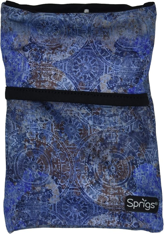 Sprigs Banjees 2 Pocket Wrist Wallet/Wrist Band/Wrist Pocket for Travel, Walking, & Running. Wallet Pouch That Holds Cash, Card, ID's, and More