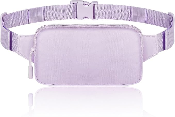 MoKo Fanny Packs for Women Men, Fashion Running Waist Packs, Crossbody Mini Bag Fanny Pack Belt Bag with Adjustable Strap for Running Outdoors Workout Travel Hiking Cycling