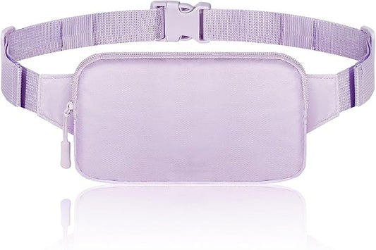 MoKo Fanny Packs for Women Men, Fashion Running Waist Packs, Crossbody Mini Bag Fanny Pack Belt Bag with Adjustable Strap for Running Outdoors Workout Travel Hiking Cycling