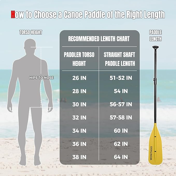 Canoe Paddle Aluminum Shaft with PP Blade, Floating Adjustable Paddle for Canoeing, Boating and Rafting, 122-152 cm/4-5 Ft