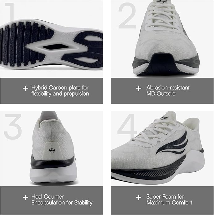 Swift Running Celer Men's Lightweight Running Shoes Comfortable Sneakers for Walking, Daily Runs, and All-Day Wear