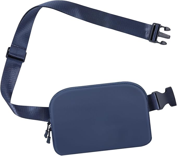 MoKo Fanny Packs for Women Men, Fashion Running Waist Packs, Crossbody Mini Bag Fanny Pack Belt Bag with Adjustable Strap for Running Outdoors Workout Travel Hiking Cycling