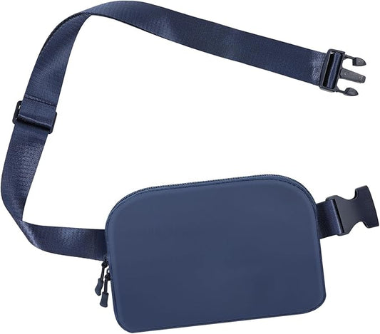 MoKo Fanny Packs for Women Men, Fashion Running Waist Packs, Crossbody Mini Bag Fanny Pack Belt Bag with Adjustable Strap for Running Outdoors Workout Travel Hiking Cycling