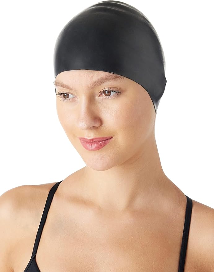 Amazon Basics Silicone Swim Cap