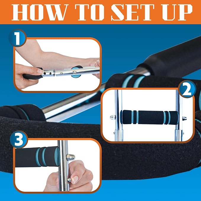 Twister Arm Trainer - Adjustable Chest Workout Equipment - Arm Trainer for Men - Chest Trainer for Men - Shoulder Muscle Training - Portable Spring Resistance - Home Fitness Equipment (40–90 lbs)