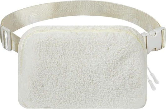 MoKo Fanny Packs for Women Men, Fashion Running Waist Packs, Crossbody Mini Bag Fanny Pack Belt Bag with Adjustable Strap for Running Outdoors Workout Travel Hiking Cycling