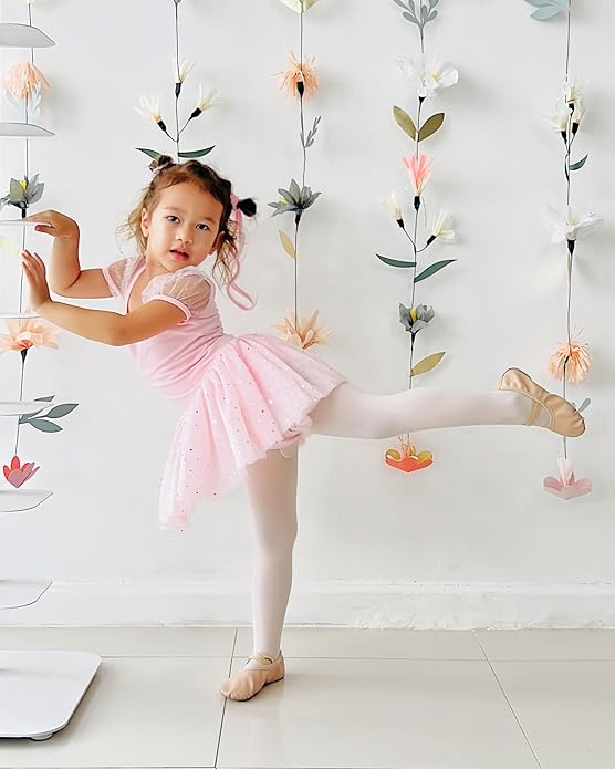 Stelle Ballet Shoes for Girls Toddler Ballet Slippers Soft Leather Boys Dance Shoes for Toddler/Little Kid/Big Kid