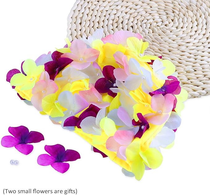 WINOMO Fashionable Swim Cap Floral Petal Stylish Swimming Hat Bathing Caps Size L for Women