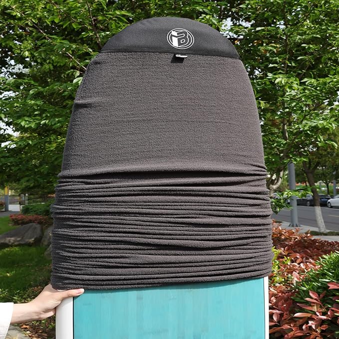 Rokia R Surfboard Sock Cover Quick-Drying Anti-Collision and Durable Surf Sock Cover - Suitable for Protective Bags of Shortboard, Longboard, Fish and HYBRID Board Choose Size & Colors