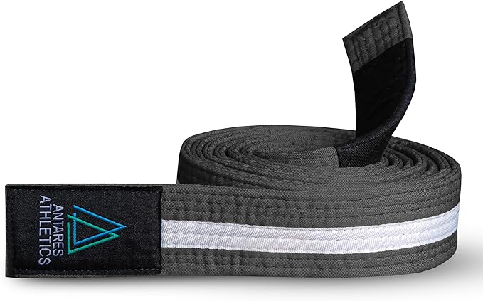 Brazilian Jiu Jitsu Belts Preshurunk Martial Arts Youth BJJ Belts for Girls & Boys with BJJ Ranking Stripes