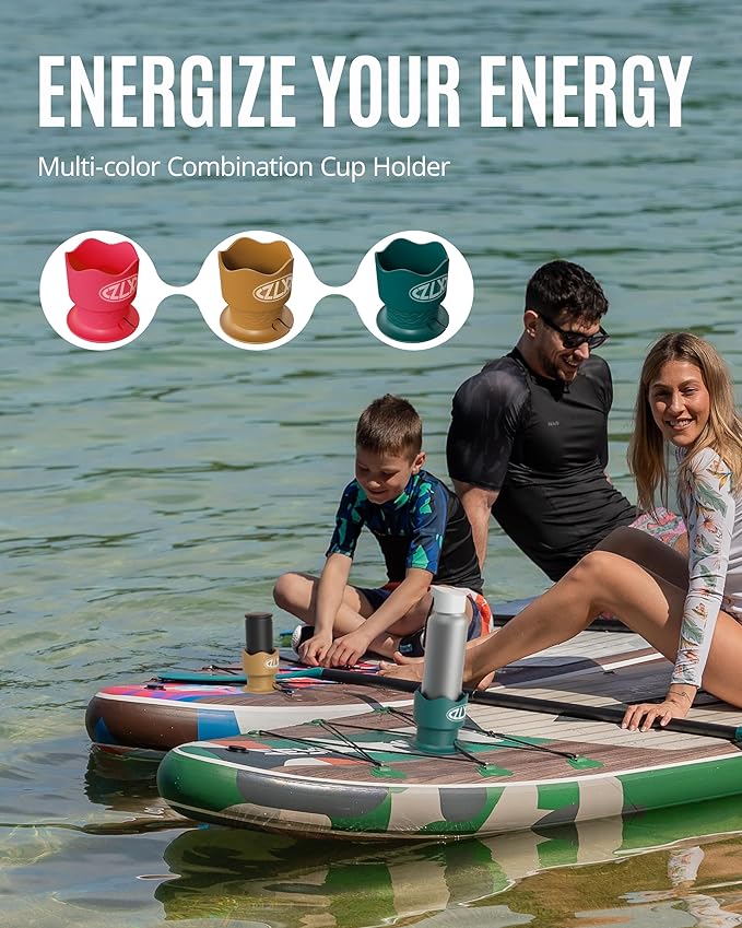 ZLX Cup Paddle Board Kayak Cup Holder, Stand Up Paddle Board Cup Holder Paddleboard Accessories Surfboards, Canoes Kayak Holder for Types of Cup Bottle Drink