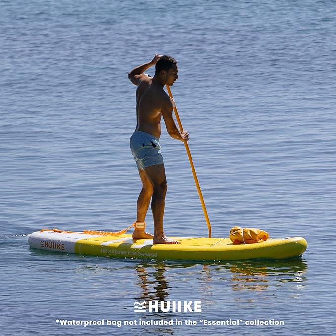 Inflatable Paddle Board for Adults with Accessories Included, Oar, Fins, Pump. Stand Up Paddleboard Great Stability and Resistance. 10’ x 33" x 5.9", Maximum Load 286 lb