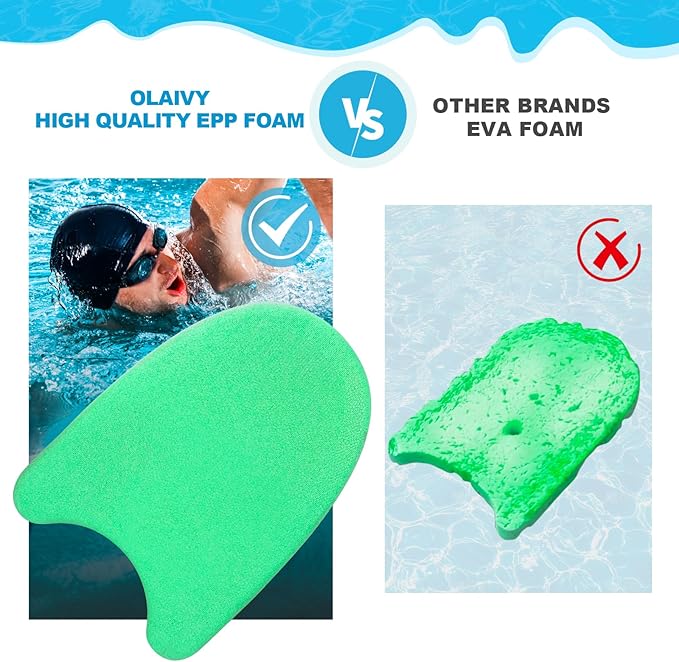 Swim Kickboard - EPP Material with Ultra-Lightweight and Great Buoyancy,Durability, Ideal for Beginners and Advanced Swimmers