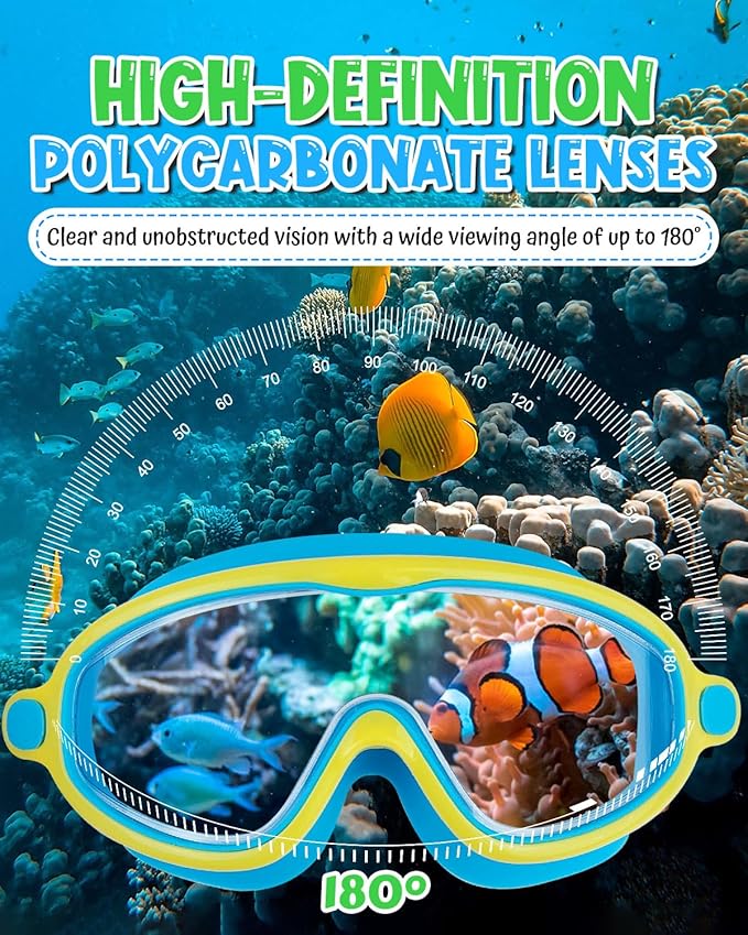 Rantizon Swim Goggles 2 Pack, Wide View Anti Fog&UV Swimming Goggles for Audlt, No Leaking Swim Glasses for Men Women Kids