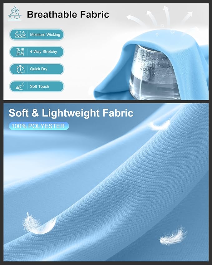 G Gradual Men's Workout Shirts Quick Dry Athletic Running T-Shirts Lightweight Moisture Wicking Short Sleeve Sports Gym Tops