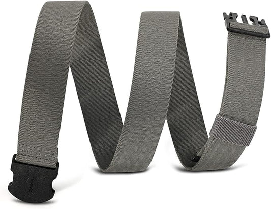 WHIPPY Mens Elastic Stretch Belt Unisex Adventure Web Belt for Women Men with Non-Metal Buckle Adjustable Belts
