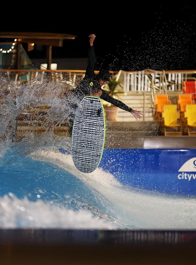 Rock-It 4'10" CHUB Soft Top Surfboard, Kids Surfboard, Mini Surfboard, Innovative Design Easy to Paddle and Maneuverable Small Surfboard and Beginner Surfboard (Red)