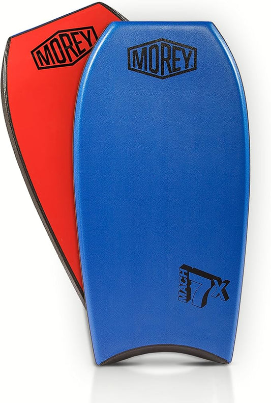 Morey Mach 7X 41.5-42.5" Bodyboard - Choose Size and Color (Blue/Red, 41.5")